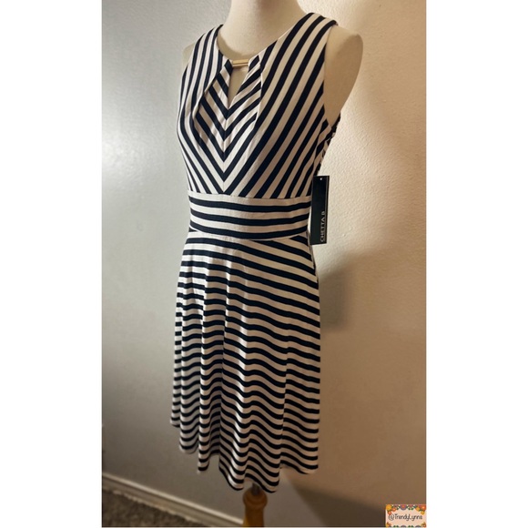 Chetta B • black & white dress - Picture 2 of 10